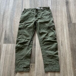 Re/Done Olive Cargo Pants size 24 NWOT